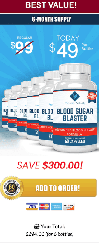 Blood Sugar Blaster 6 Bottle Buy